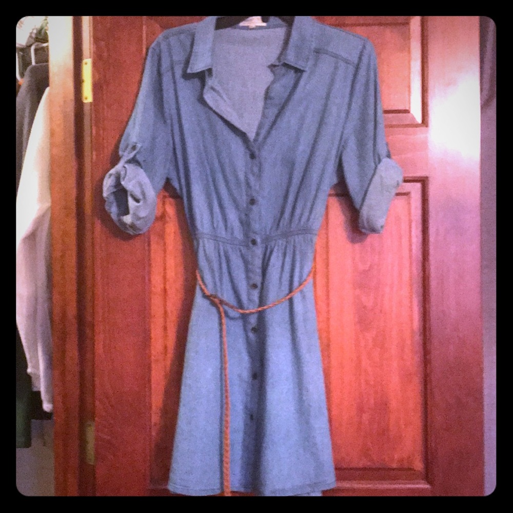 Cute faux jean dress